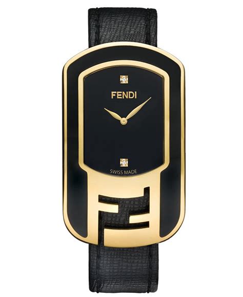 Fendi Timepieces Women's Swiss Chameleon Diamond Accent 